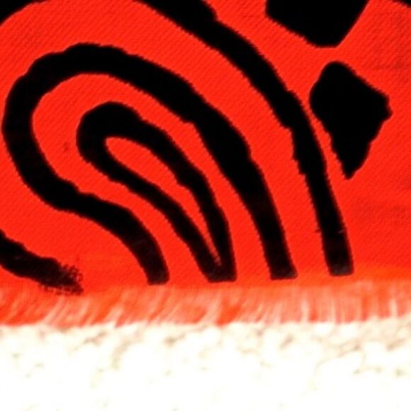 Red ECHO Bright Print Fringed Scarf 10.5" x 54"-VALENTINES DAY RED - Picture 3 of 6